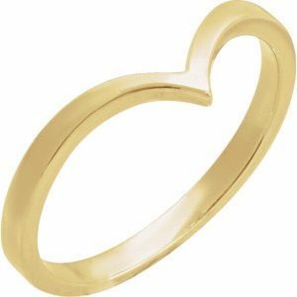 14K Yellow V Ring,All Products : American Fashion Style Bags On Sale